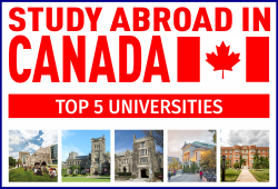 Top 5 Universities in Canada for Indian Students